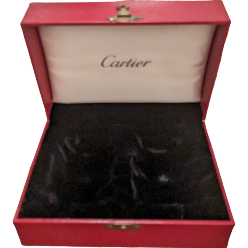 Vintage Cartier classsic velvet lined Jewelry Luxury box - Picture 13 of 16